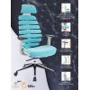 Кресло Everprof Ergo Grey Ткань Бирюзовый