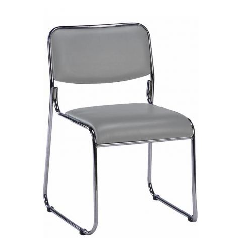 Кресло Everprof Fix Chrome Экокожа Серый