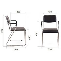 Кресло Everprof Fix Plus Экокожа Черный