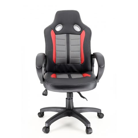 Кресло компьютерное игровое Everprof Forsage TM Экокожа черно/красно/серый