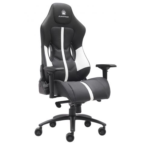 Кресло Everprof Jaguar Экокожа Белый/Черный