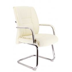 Кресло Everprof Kent CF Экокожа Кремовый