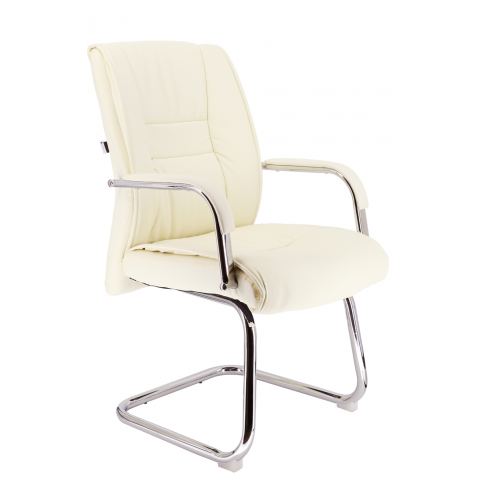 Кресло Everprof Kent CF Экокожа Кремовый