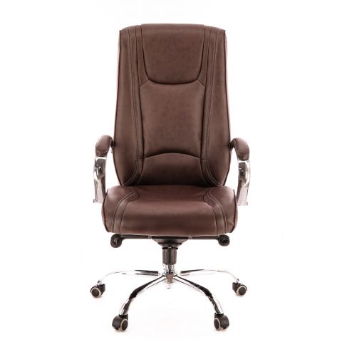 Кресло Everprof King M Экокожа Коричневый