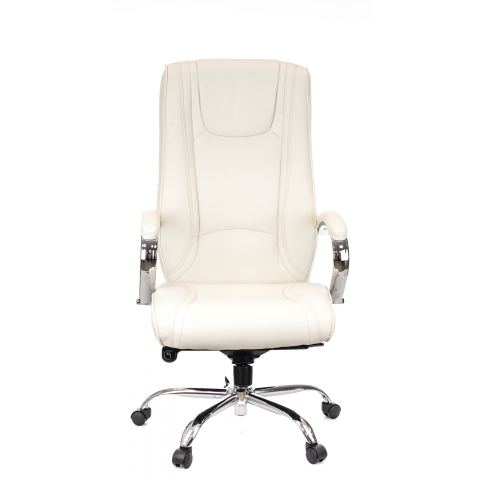Кресло Everprof King M Экокожа Кремовый