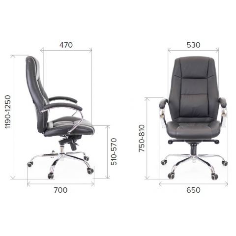 Кресло Everprof Kron M Кожа Коричневый