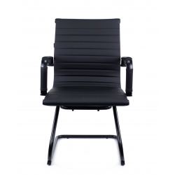 Кресло Everprof Leo Black CF Экокожа Черный