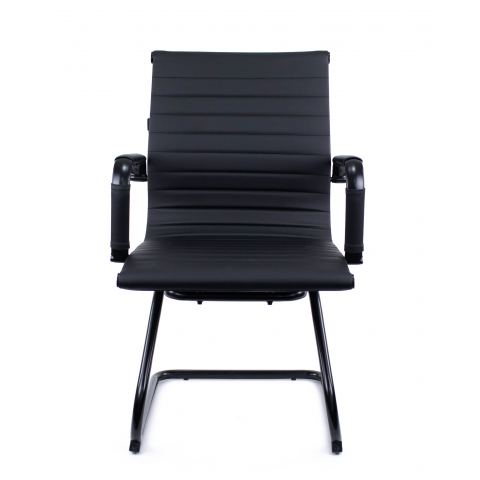 Кресло Everprof Leo Black CF Экокожа Черный