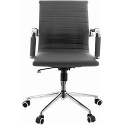 Кресло Everprof Leo T Экокожа Серый