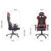 Кресло Everprof Lotus S11 Экокожа Черный/Красный