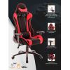 Игровое кресло Everprof Lotus S4 Ткань Черный/Красный