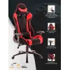 Игровое кресло Everprof Lotus S4 Ткань Черный/Красный