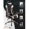 Игровое компьютерное кресло Everprof Lotus S4 Ткань Черный/Серая