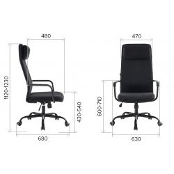 Кресло Everprof Mars Ткань Черный