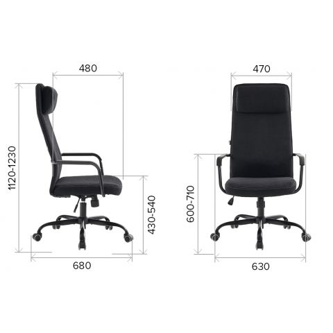 Кресло Everprof Mars Ткань Черный