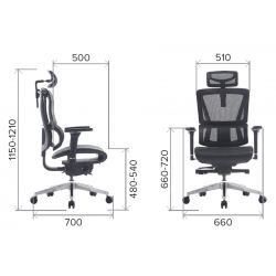 Кресло Everprof Mega Сетка Черный