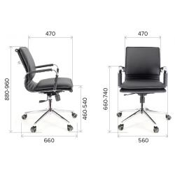 Кресло Everprof Nerey LB T Экокожа Черный