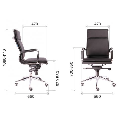 Кресло Everprof Nerey M Экокожа Бежевый