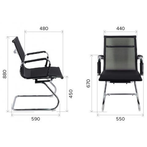 Кресло Everprof Opera CF Сетка Серый