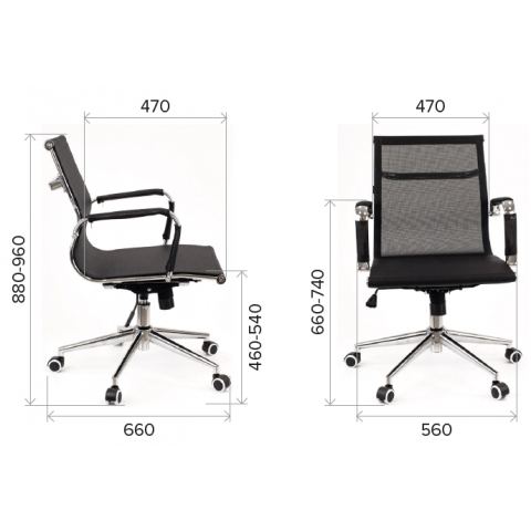 Кресло Everprof Opera LB T Сетка Черный