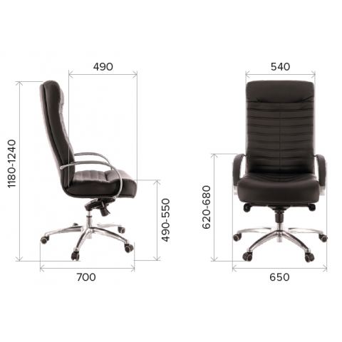 Кресло Everprof Orion AL M Экокожа Бежевый