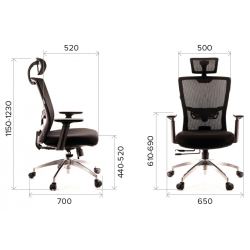 Кресло Everprof Polo S Сетка Черный