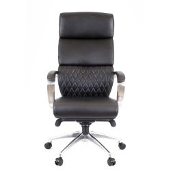 Кресло Everprof President Кожа Черный