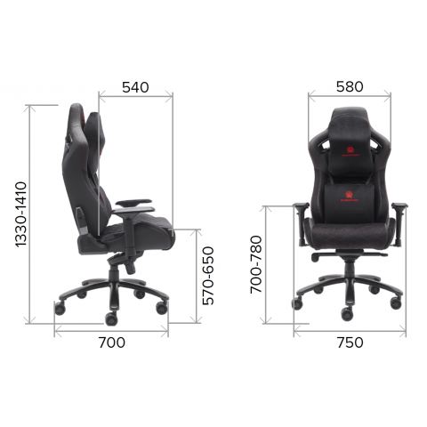 Кресло Everprof Puma Ткань Черный