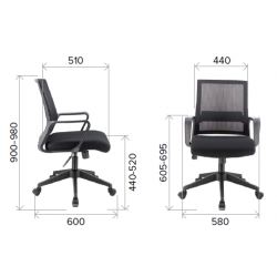 Кресло Everprof Simple Сетка Черный