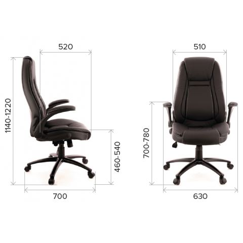 Кресло Everprof Trend TM Экокожа Черный