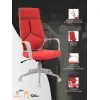 Кресло Everprof Trio Grey TM Ткань Красный