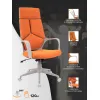 Кресло Everprof Trio Grey TM Ткань Оранжевый