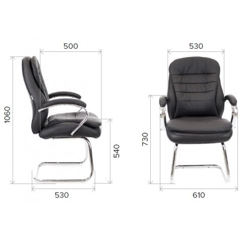 Кресло Everprof Valencia CF Экокожа Коричневый