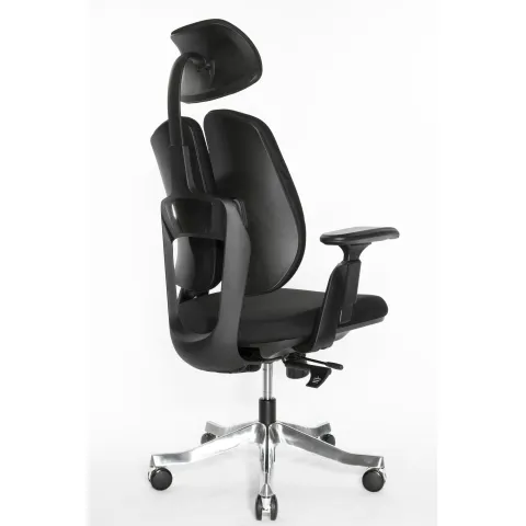 Стул компьютерный ортопедический Falto Orto Bionic А-92-2 Fabrik (чёрный каркас/ткань black)