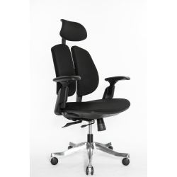 Стул компьютерный ортопедический Falto Orto Bionic А-92-2 Fabrik (чёрный каркас/ткань black)