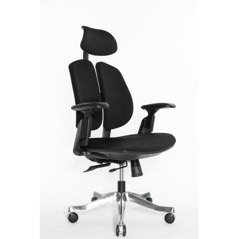 Стул компьютерный ортопедический Falto Orto Bionic А-92-2 Fabrik (чёрный каркас/ткань black)