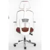 Кресло Falto Orto Bionic A92-2W Fabrik-WH-Red (каркас светлый/ткань red)
