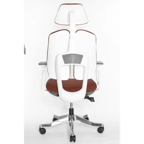 Кресло Falto Orto Bionic A92-2W Fabrik-WH-Red (каркас светлый/ткань red)