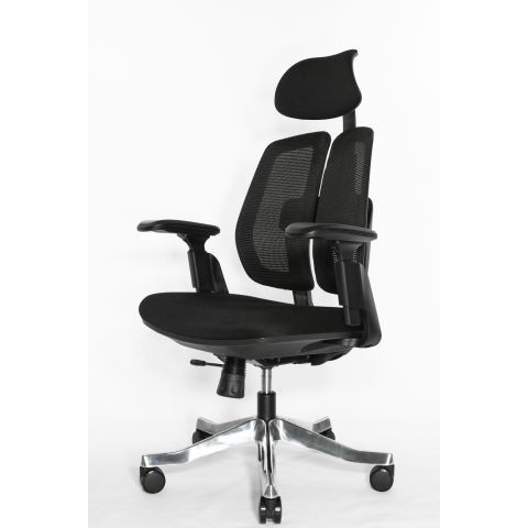 Кресло Falto Orto Bionic A92 Mesh BK-BK (черный каркас/сетка- ткань black)