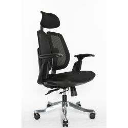 Кресло Falto Orto Bionic A92 Mesh BK-BK (черный каркас/сетка- ткань black)