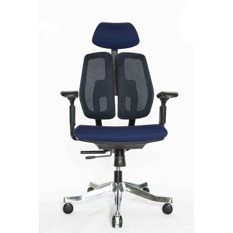 Кресло Falto Orto Bionic A92 Mesh BK-BL (черный каркас/сетка- ткань blue)