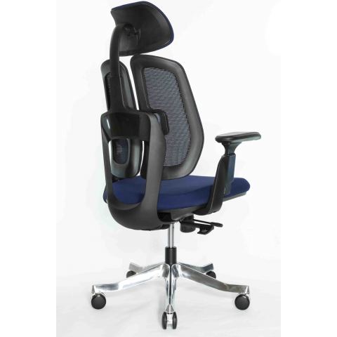 Кресло Falto Orto Bionic A92 Mesh BK-BL (черный каркас/сетка- ткань blue)