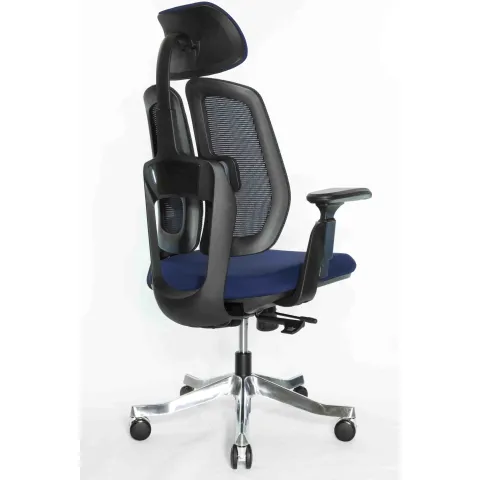 Кресло Falto Orto Bionic A92 Mesh BK-BL (черный каркас/сетка- ткань blue)
