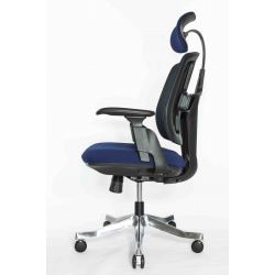 Кресло Falto Orto Bionic A92 Mesh BK-BL (черный каркас/сетка- ткань blue)