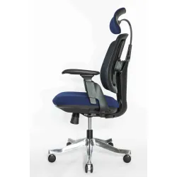 Кресло Falto Orto Bionic A92 Mesh BK-BL (черный каркас/сетка- ткань blue)