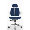Кресло Falto Orto Bionic A92-2W Fabrik-WH-BL (каркас светлый/ткань blue)