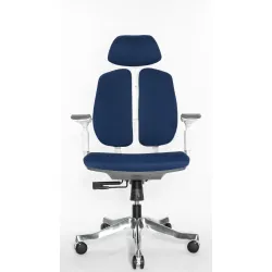 Кресло Falto Orto Bionic A92-2W Fabrik-WH-BL (каркас светлый/ткань blue)