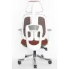 Кресло Falto Orto Bionic A92W Mesh WH Red (каркас светлый/сетка- ткань red)