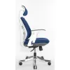 Кресло Falto Orto Bionic A92-2W Fabrik-WH-BL (каркас светлый/ткань blue)