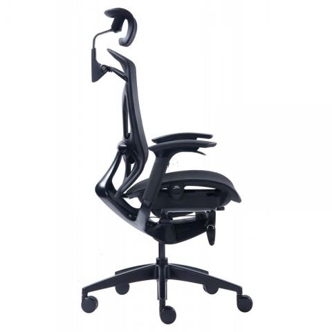 Премиум эргономичное кресло GT Chair Dvary X, чёрный